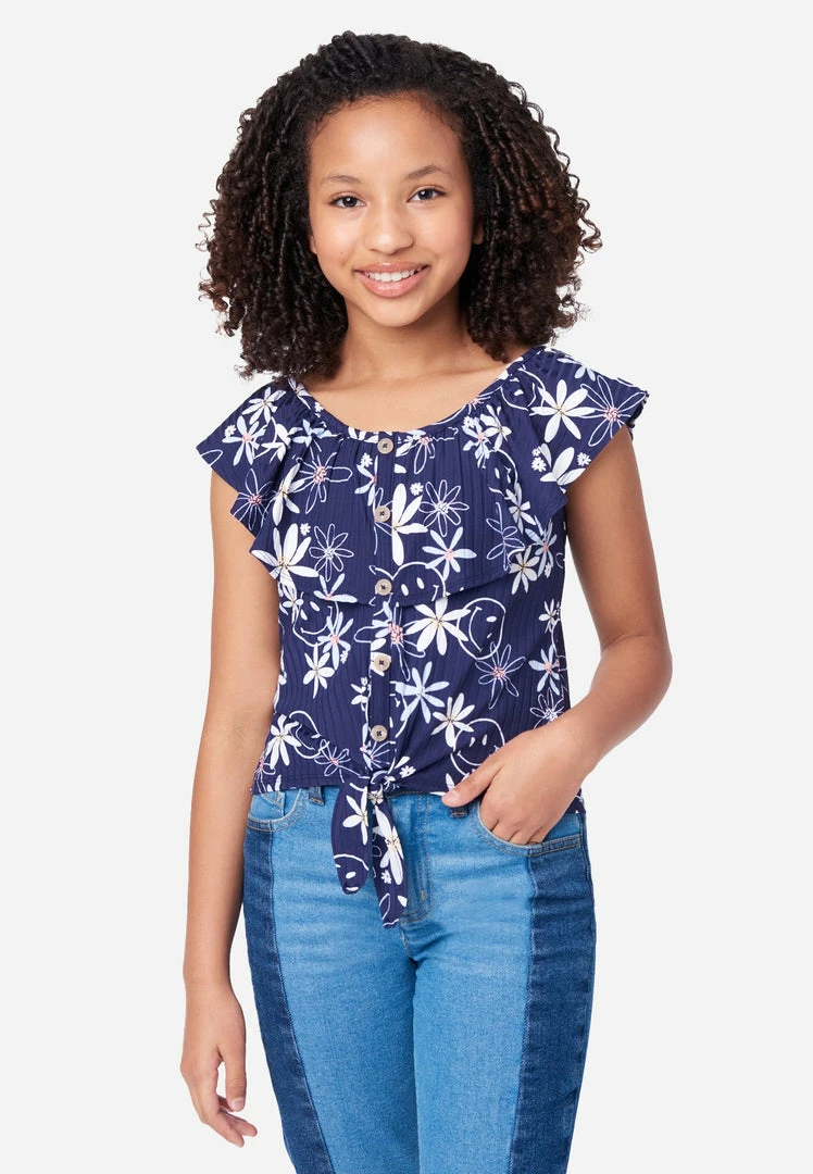 ADJMI Rouched Ruffle Neck Tank 3 ADJMI Rouched Ruffle Neck Tank