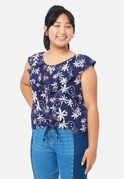 ADJMI Rouched Ruffle Neck Tank 13 ADJMI Rouched Ruffle Neck Tank