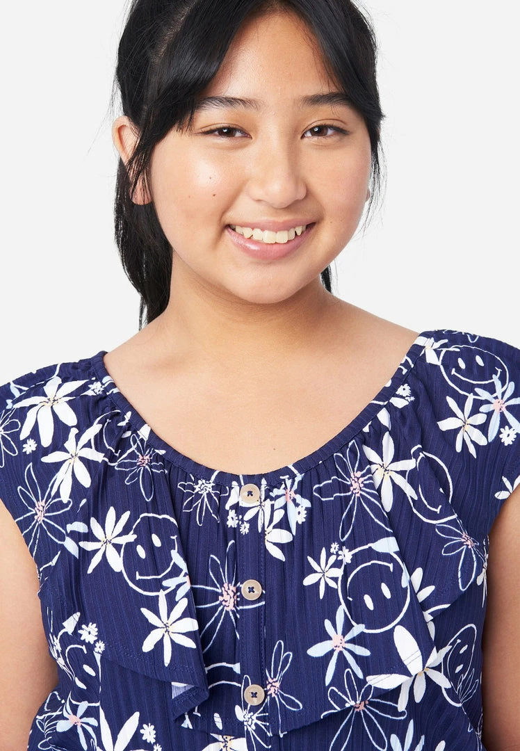 ADJMI Rouched Ruffle Neck Tank 9 ADJMI Rouched Ruffle Neck Tank