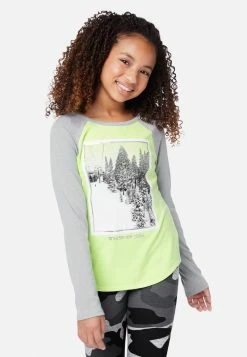 Adjmi Graphic Raglan Tee Tops