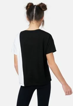 Adjmi J Sport Color Block Sports Graphic Tee Tops