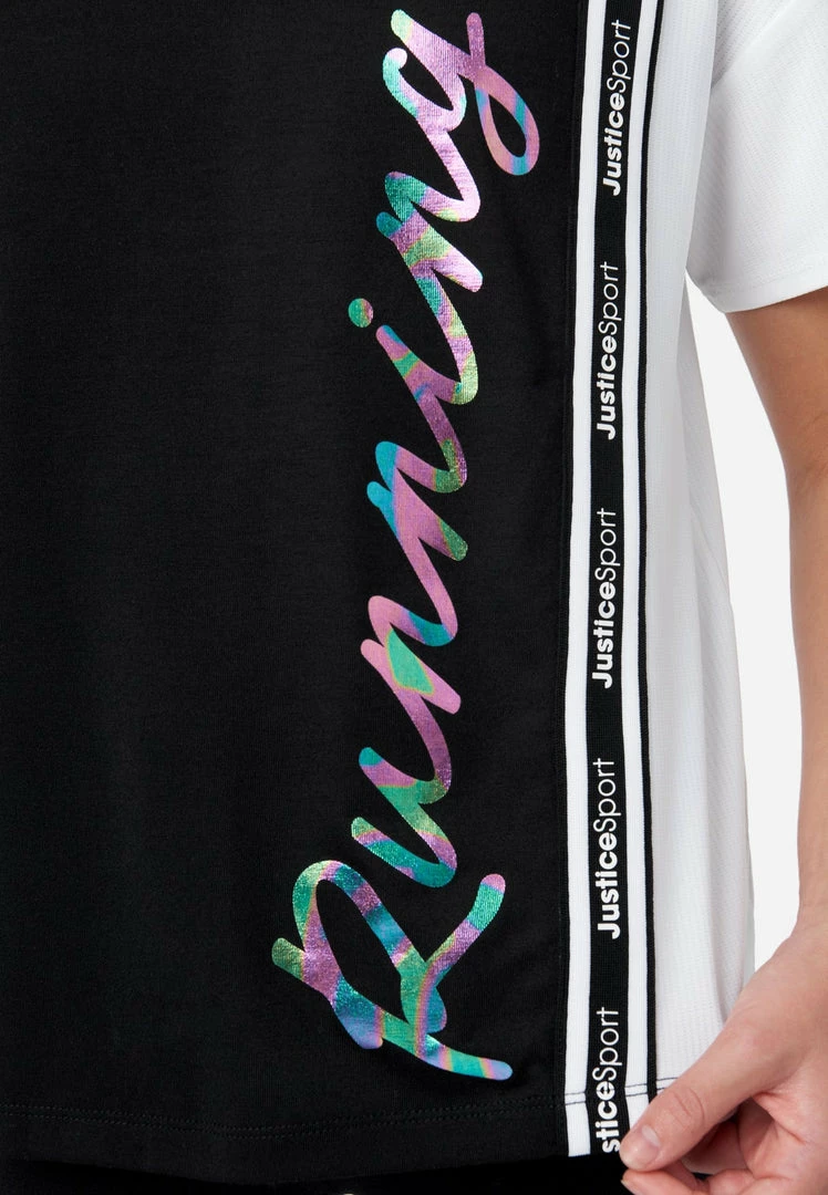 Adjmi J Sport Color Block Sports Graphic Tee Tops 5 Adjmi J Sport Color Block Sports Graphic Tee Tops