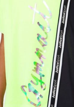 Adjmi J Sport Color Block Sports Graphic Tee Tops