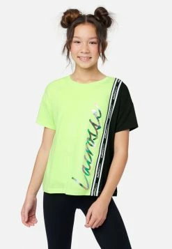 Adjmi J Sport Color Block Sports Graphic Tee