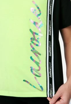 Adjmi J Sport Color Block Sports Graphic Tee