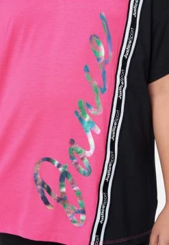 Adjmi J Sport Color Block Sports Graphic Tee Tops