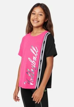 Adjmi J Sport Color Block Sports Graphic Tee