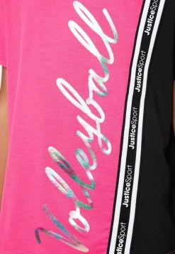 Adjmi J Sport Color Block Sports Graphic Tee