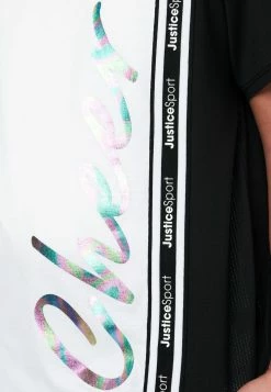 Adjmi J Sport Color Block Sports Graphic Tee