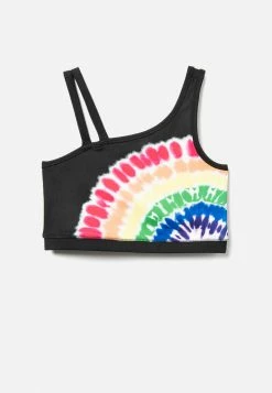 Adjmi Tie-Dye Asymmetrical Longline Bra