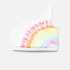 Adjmi Tie-Dye Asymmetrical Longline Bra