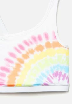 Adjmi Tie-Dye Asymmetrical Longline Bra