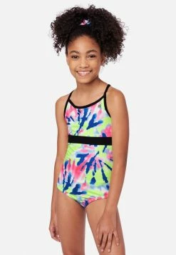 Adjmi Tops J Sport Tie-Dye Leotard