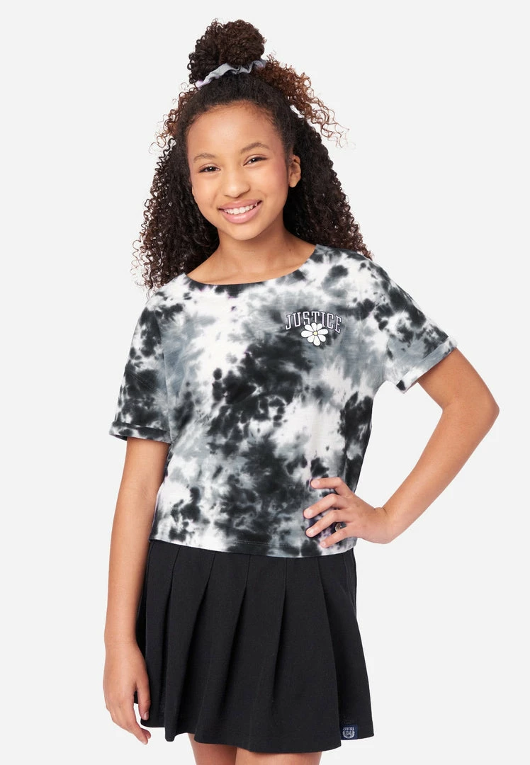 ADJMI Tie-Dye Oversized Tee With Scrunchie 3 ADJMI Tie-Dye Oversized Tee With Scrunchie