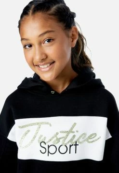 Adjmi J Sport Color Block Hoodie Tops