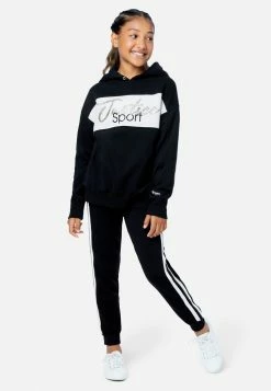 Adjmi J Sport Color Block Hoodie Tops