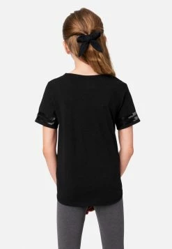 Adjmi Sequin Stripe Scoop-Neck Tee Tops