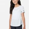 Adjmi Tops Sequin Stripe Scoop-Neck Tee 2 Adjmi Tops Sequin Stripe Scoop-Neck Tee