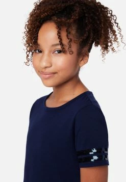 Adjmi Sequin Stripe Scoop-Neck Tee