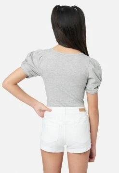 Adjmi Tops Puff Sleeve Bodysuit