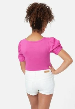 Adjmi Tops Puff Sleeve Bodysuit