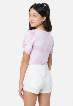 Adjmi Patterned Puff Sleeve Bodysuit