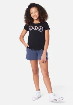 Adjmi Graphic Scoop Neck Tee Tops