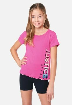 Adjmi Tops Graphic Scoop Neck Tee