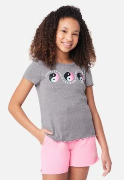 Adjmi Tops Graphic Scoop Neck Tee