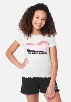 Adjmi Tops Graphic Scoop Neck Tee