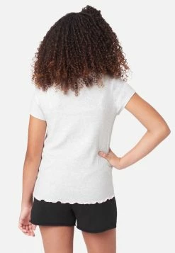 Adjmi Tops Graphic Scoop Neck Tee