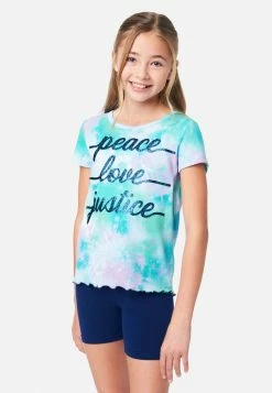 Adjmi Tops Graphic Scoop Neck Tee