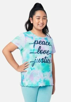 Adjmi Tops Graphic Scoop Neck Tee