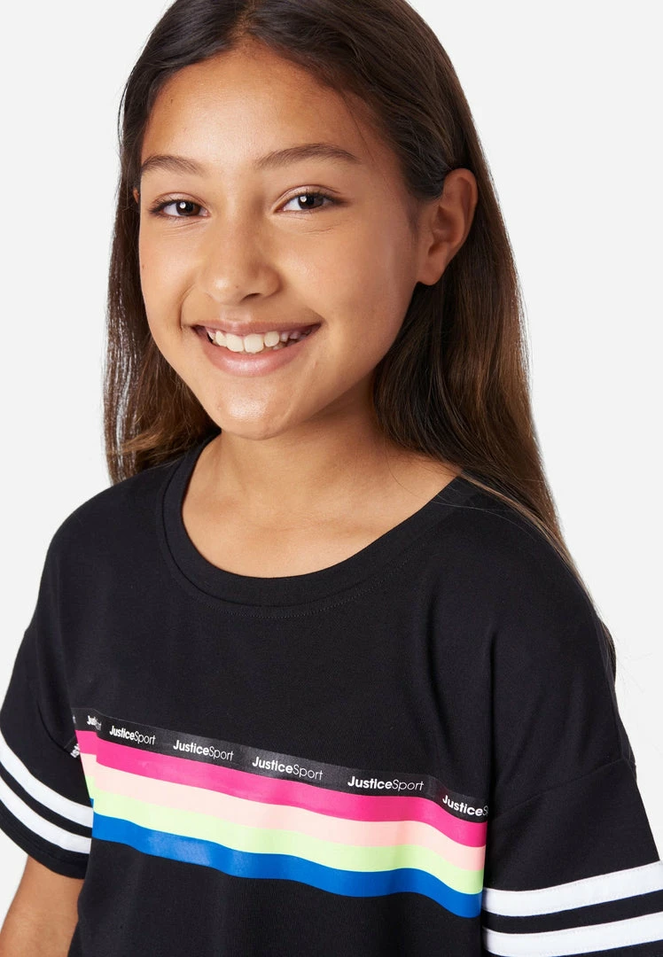 Adjmi J Sport Stripe Crewneck Tee Tops 9 Adjmi J Sport Stripe Crewneck Tee Tops