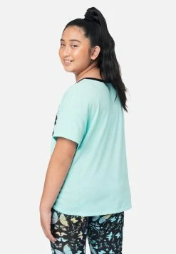 Adjmi Tops Graphic Crop Ringer Tee