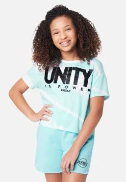 Adjmi Tops Graphic Crop Ringer Tee