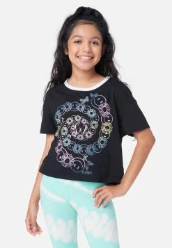 Adjmi Tops Graphic Crop Ringer Tee