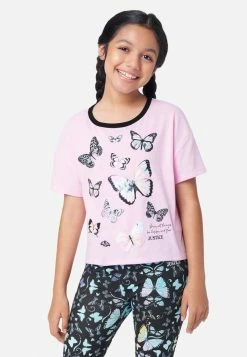 Adjmi Graphic Crop Ringer Tee