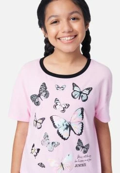 Adjmi Graphic Crop Ringer Tee