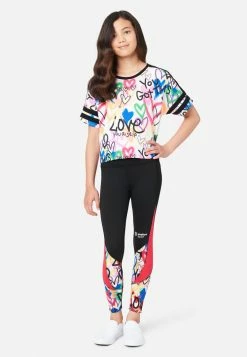 Adjmi Patterned Short Sleeve Tee Tops