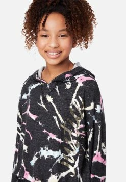 Adjmi Tops Tie-Dye Hacci Hoodie