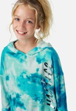 Adjmi Tie-Dye Hacci Hoodie Tops