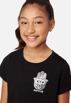 Adjmi Graphic Crop Tee Tops