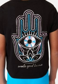 Adjmi Graphic Crop Tee Tops