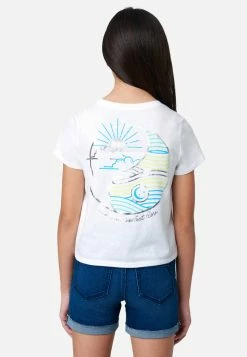 Adjmi Tops Graphic Crop Tee