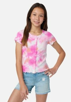 Adjmi Patterned Button-Up Tee