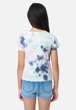 Adjmi Tops Patterned Button-Up Tee