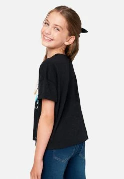 Adjmi Graphic Tie-Front Tee & Hair Tie Tops