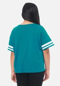 Adjmi Patterned Short Sleeve Tee Tops