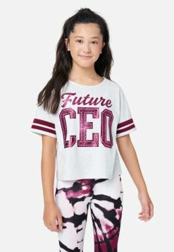 Adjmi Tops Patterned Short Sleeve Tee